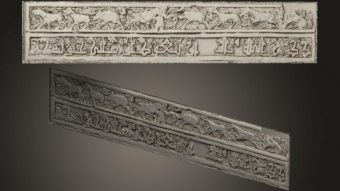 High reliefs and bas-reliefs, historical and religious (GRLFH_0484) 3D model for CNC machine